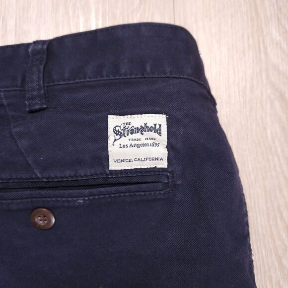 The Stronghold Relaxed Tapered Chino Pants Size 42x32(38x29) Mens Blue Casual - Picture 7 of 11